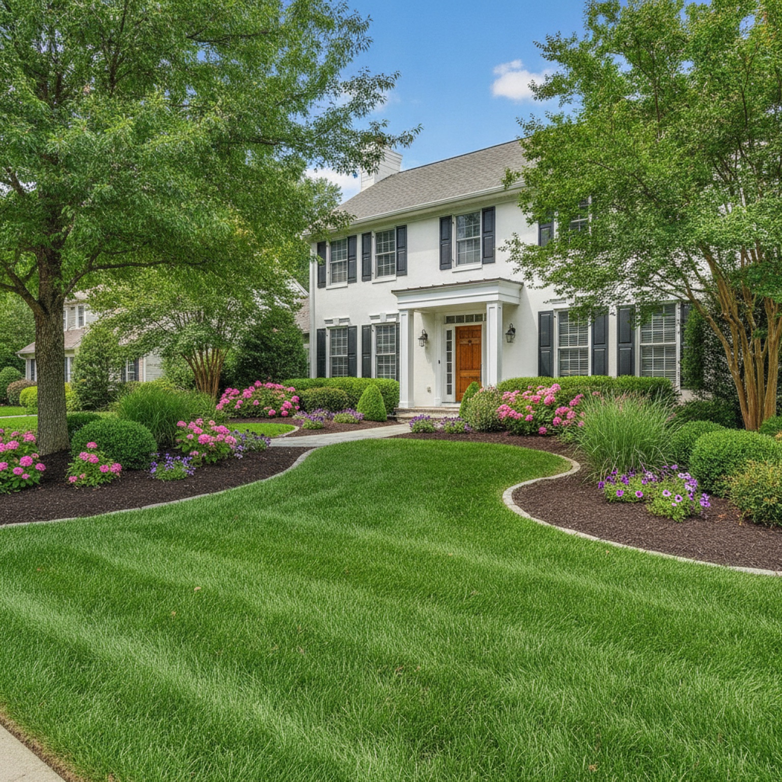Before lawn care